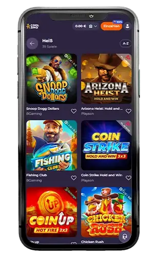 Mobiles Casino – optimierte Smartphone-Version zum Spielen und Verwalten des Kontos