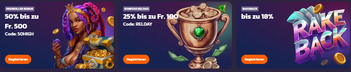 Willkommensbonus – Angebot für die erste Registrierung und die erste Einzahlung